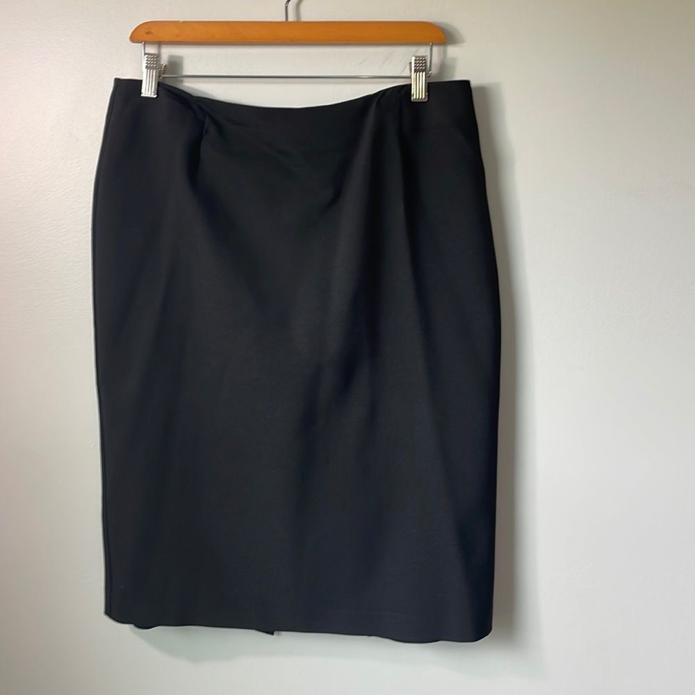 SISLEY made in Italy black pencil skirt Size 48